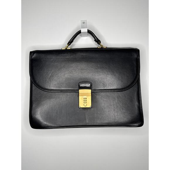 Vintage Coach 5353 Black Leather Metropolitan Briefcase Made in USA - Picture 16 of 16